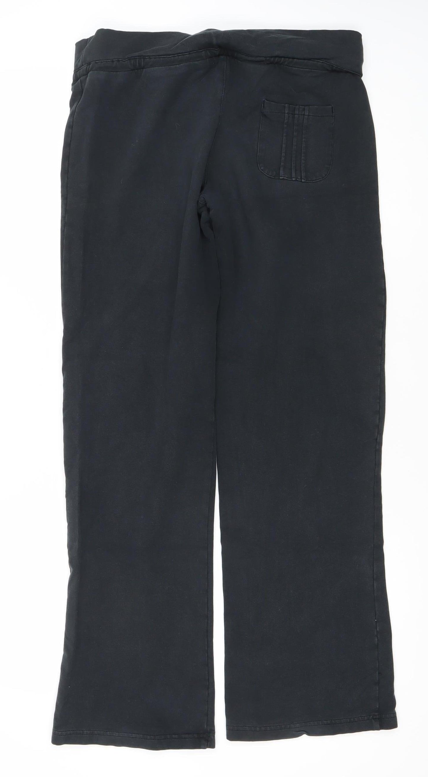 USA Pro Womens Black Size 12 Sweatpants Trousers Cotton Stretch