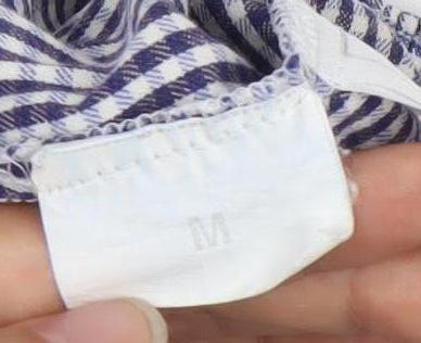 Whites Mens Blue Check Chef Workwear Trousers M Cotton Elastic Waist