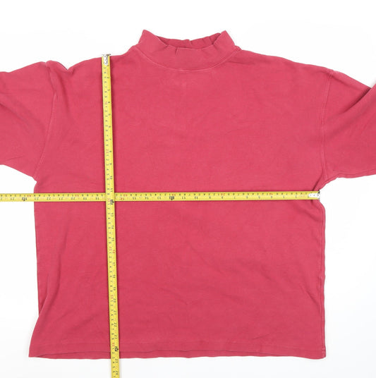 Womens UK Size L Hawkstead Sportswear Red Pullover Sweatshirt