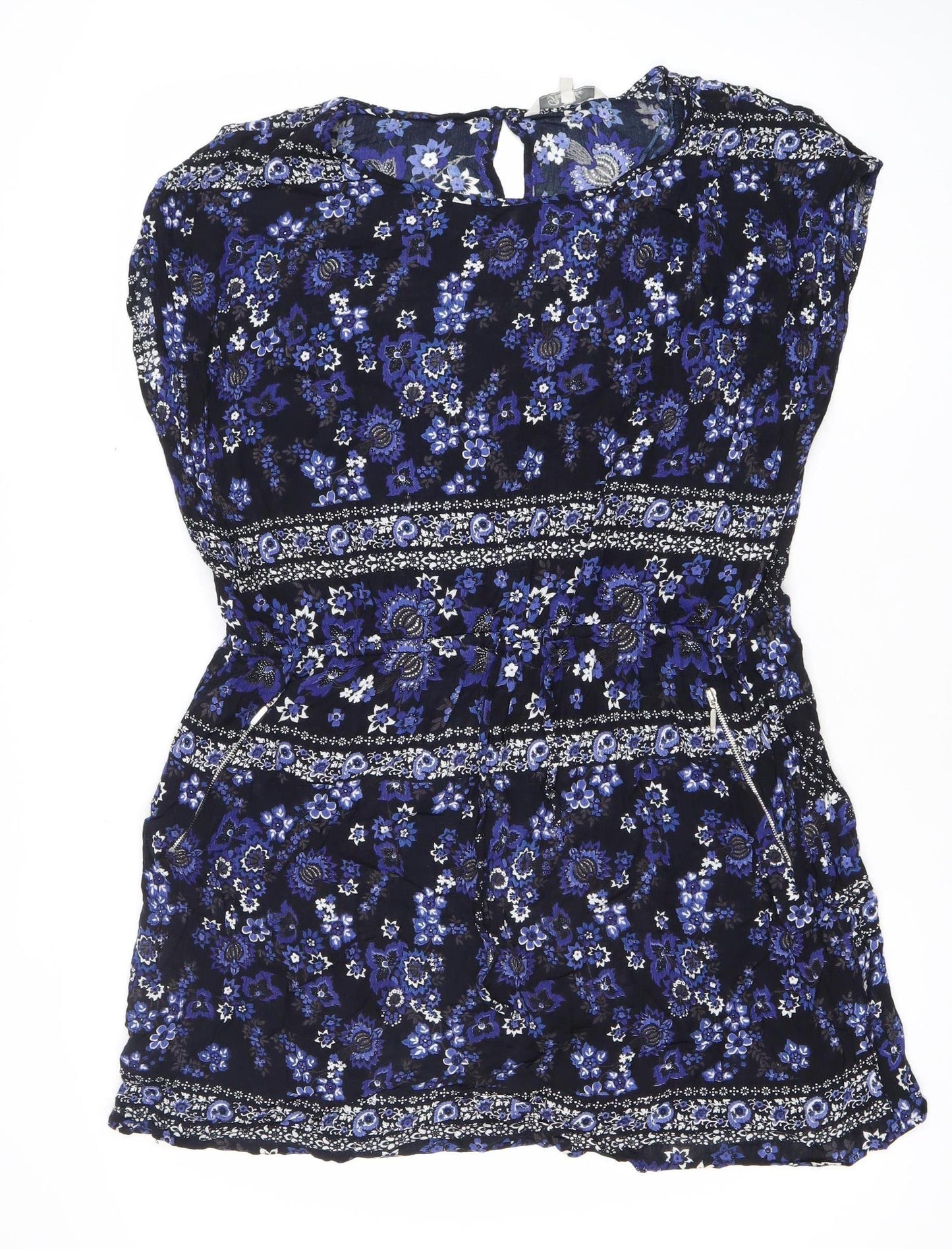 Gracech Womens Black Blue Floral Strapless Dress Size 20