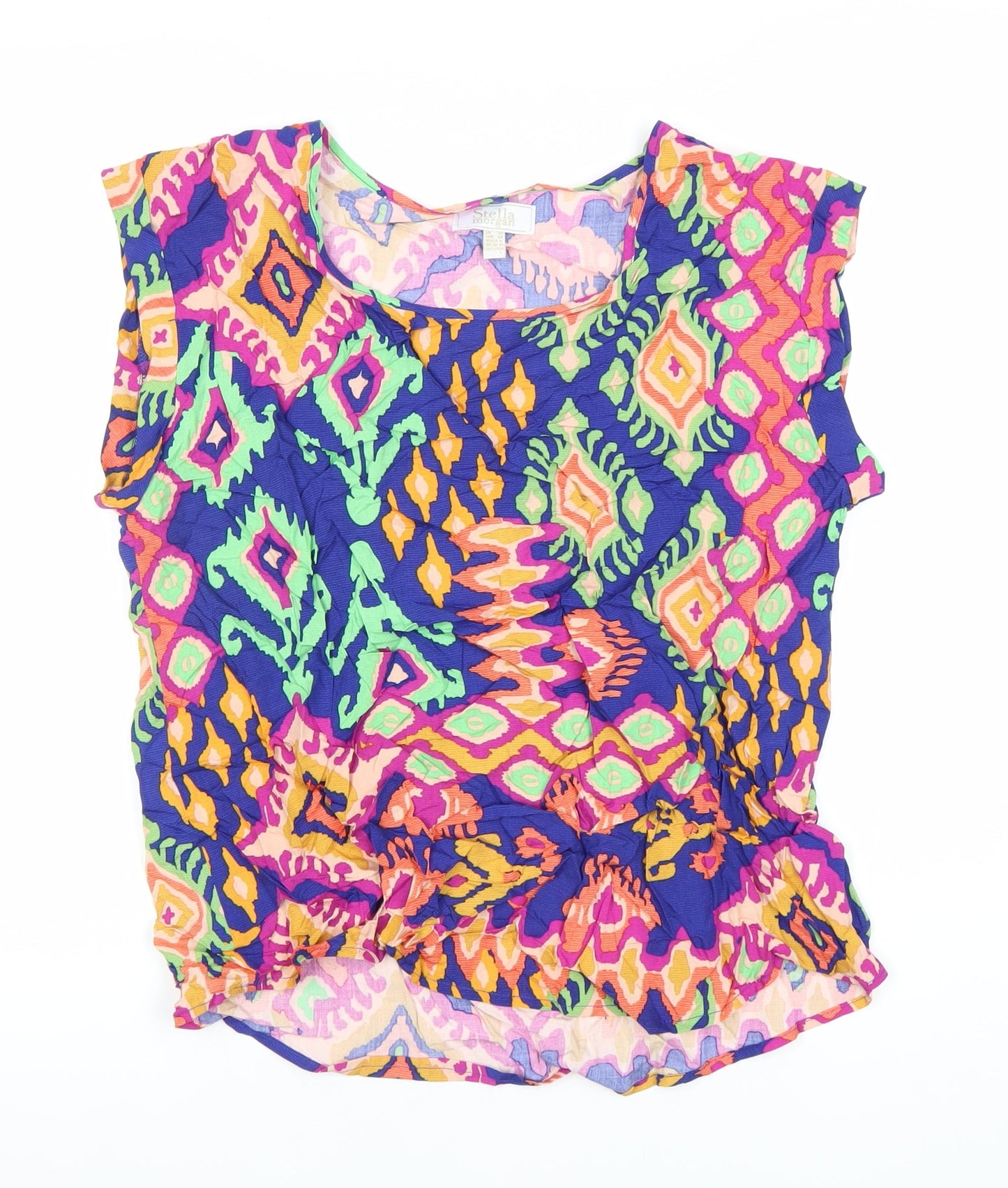 Womens UK Size 12 Stella Morgan Multicoloured Tunic Blouse