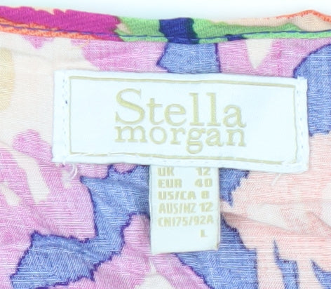 Womens UK Size 12 Stella Morgan Multicoloured Tunic Blouse