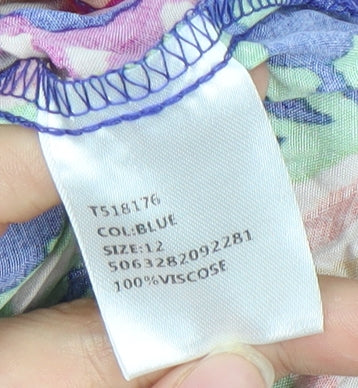 Womens UK Size 12 Stella Morgan Multicoloured Tunic Blouse