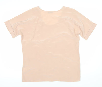 Womens UK Size S Jigsaw Beige Basic Blouse