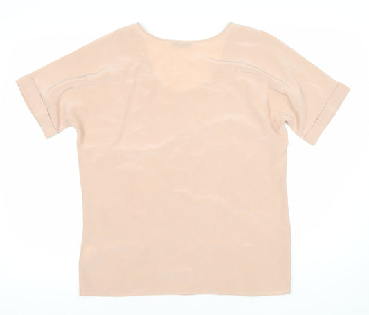 Womens UK Size S Jigsaw Beige Basic Blouse