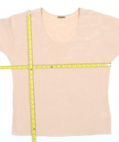 Womens UK Size S Jigsaw Beige Basic Blouse