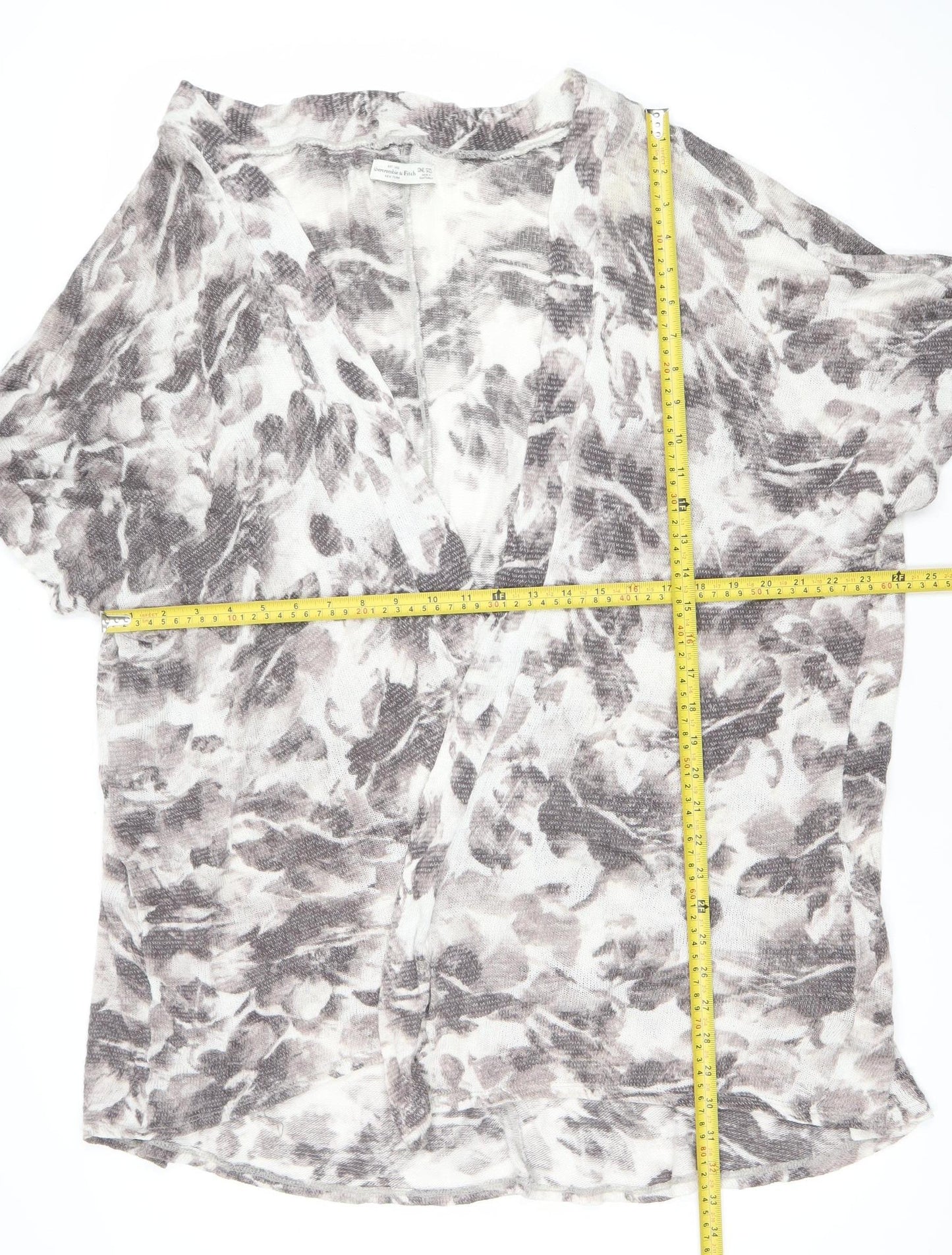 Abercrombie & Fitch Womens Multicoloured One Size Open Knit Cardigan