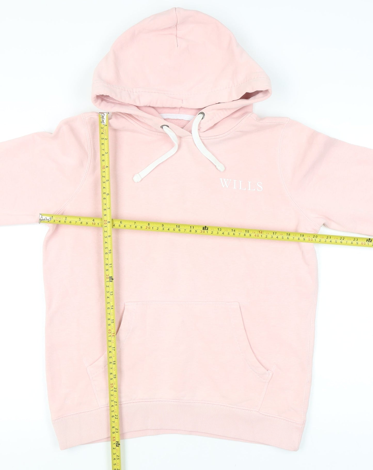 Womens UK Size 12 Jack Wills Pink Pullover Hoodie