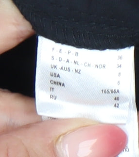 La Redoute Womens Black Size 8 Pencil Skirt Workwear Business