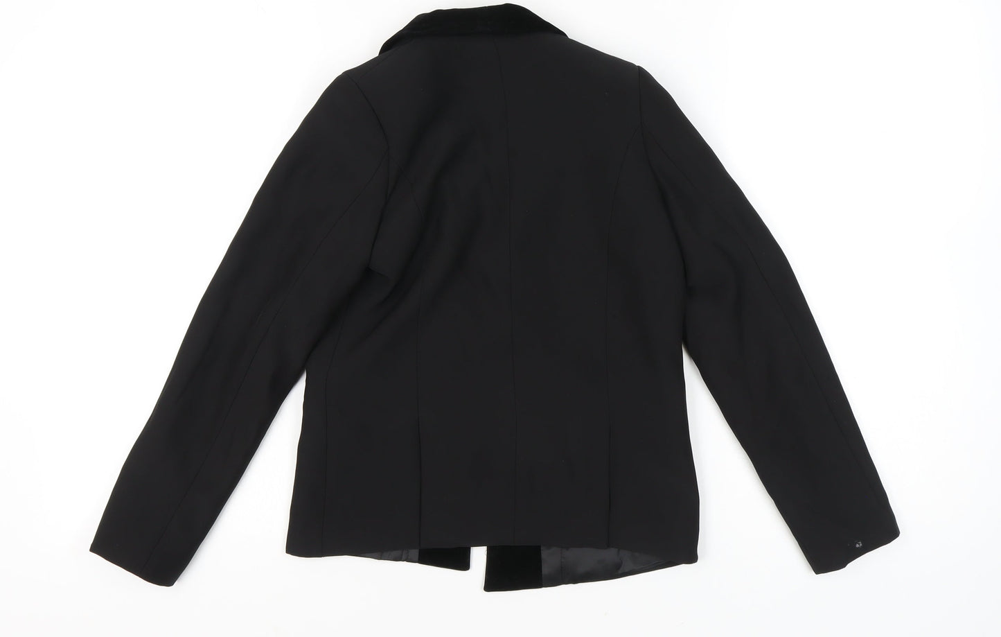 Paisley London Girls Black Slim Fit Blazer Jacket Size 12 Years