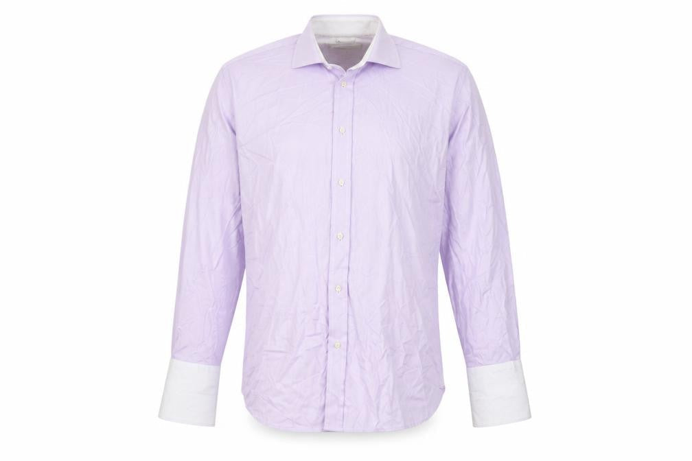 Mens UK Collar Size L Ted Baker Smart Purple  Dress Shirt