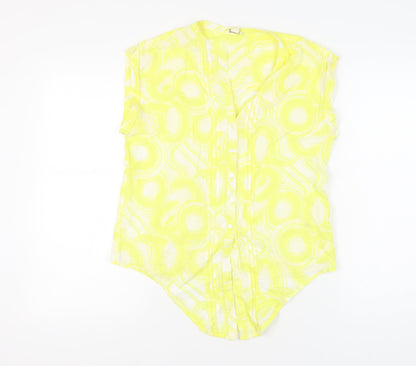 Womens UK Size 12 Monsoon Yellow Tunic Blouse