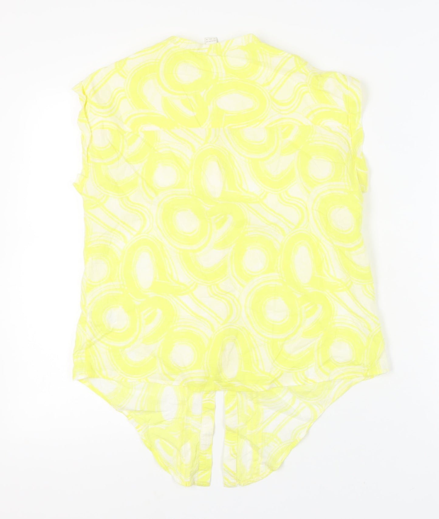 Womens UK Size 12 Monsoon Yellow Tunic Blouse