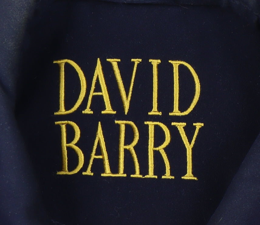 Womens UK Size 12 David Barry Blue Overcoat
