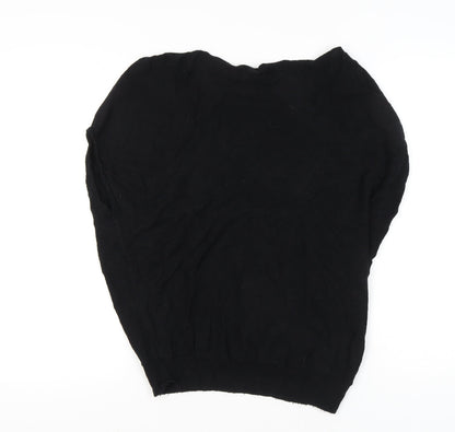 Womens UK Size S Mint Velvet Black Pullover Jumper