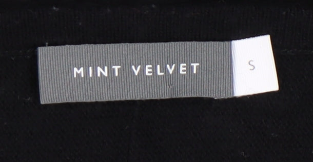 Womens UK Size S Mint Velvet Black Pullover Jumper