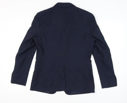 Mens UK Size 40 Topman Regular Blue Suit Jacket