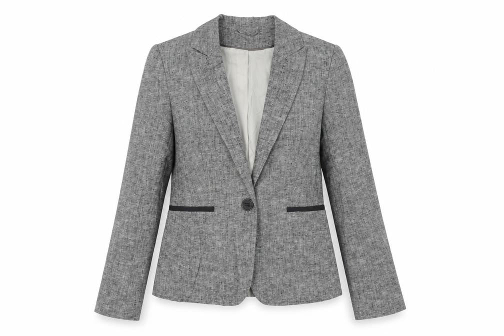 Womens UK Size 10 Dorothy Perkins Regular Grey Suit Jacket
