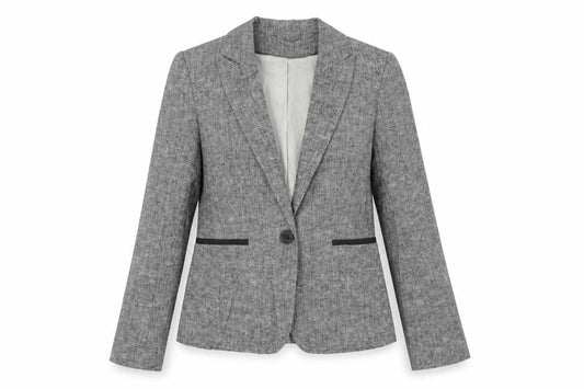 Womens UK Size 10 Dorothy Perkins Regular Grey Suit Jacket