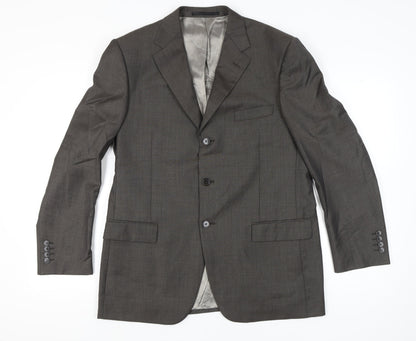 Mens UK Size 42 Marks and Spencer Regular Brown Suit Jacket