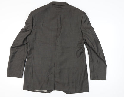 Mens UK Size 42 Marks and Spencer Regular Brown Suit Jacket