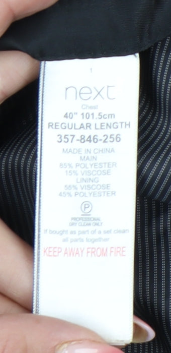 Mens UK Size 40 NEXT Regular Grey Suit Jacket