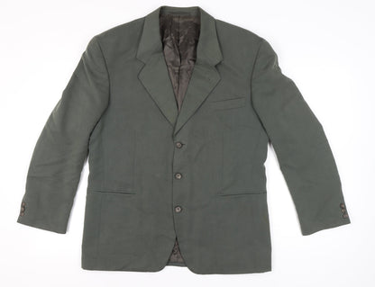 Mens UK Size 42 BHS Regular Green Suit Jacket