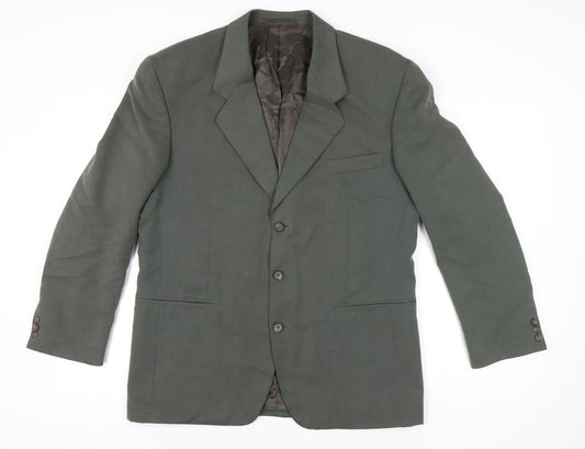 Mens UK Size 42 BHS Regular Green Suit Jacket