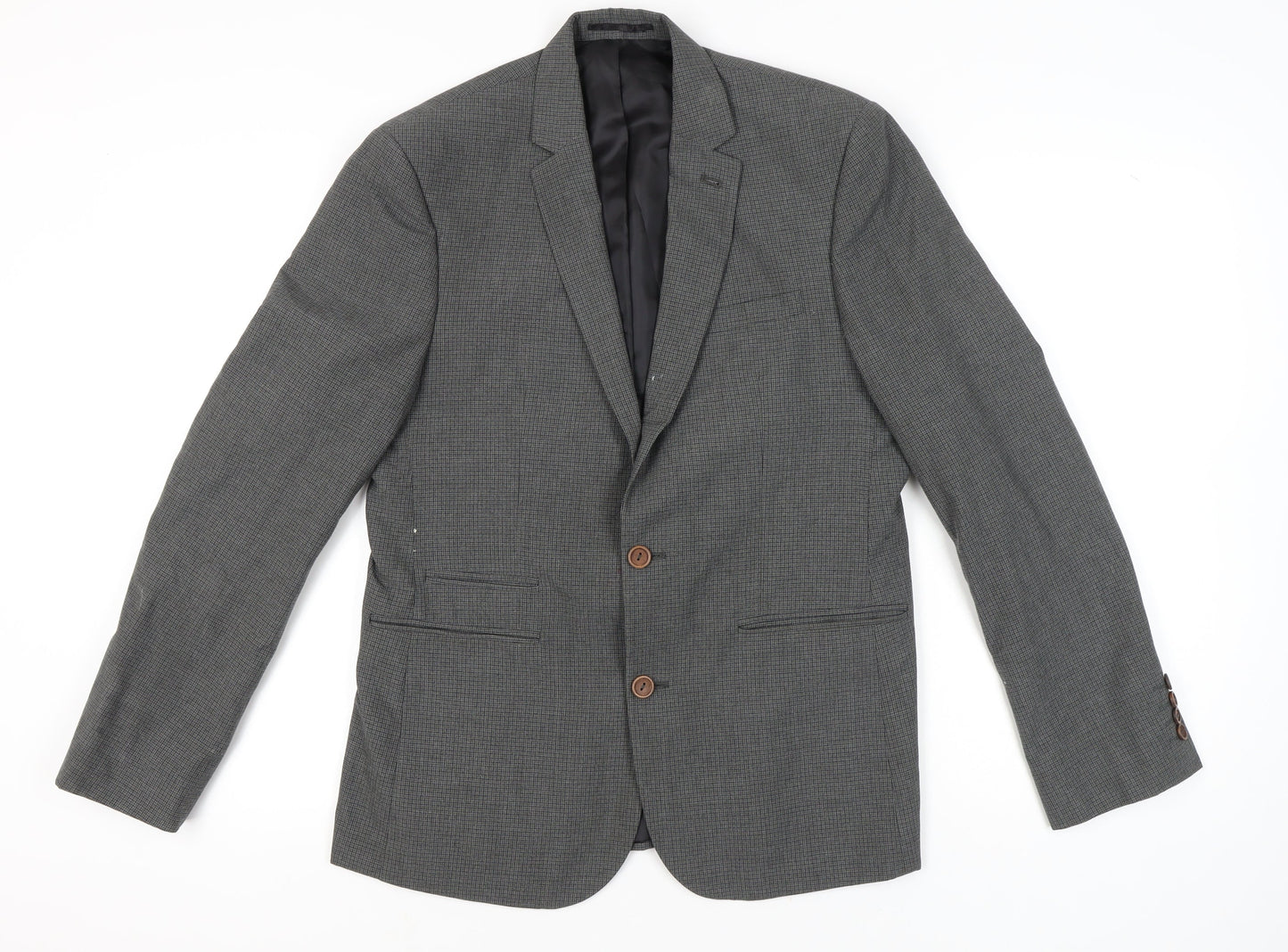 Mens UK Size 40 ASOS Regular Grey Suit Jacket