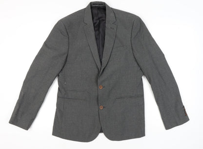 Mens UK Size 40 ASOS Regular Grey Suit Jacket