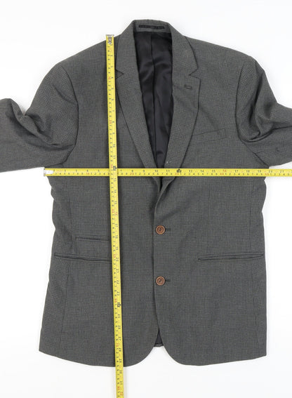 Mens UK Size 40 ASOS Regular Grey Suit Jacket
