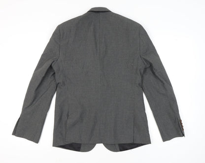 Mens UK Size 40 ASOS Regular Grey Suit Jacket