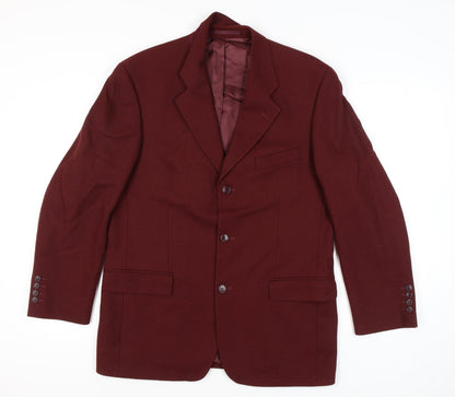 Mens UK Size 40 Douglas Regular Red Suit Jacket