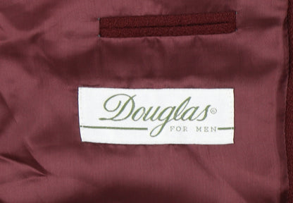 Mens UK Size 40 Douglas Regular Red Suit Jacket