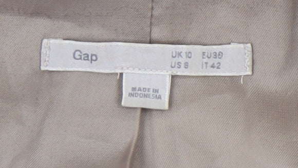 Gap Womens Beige Linen Blend Blazer Jacket UK 10 Workwear Tailored