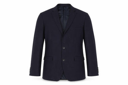 Moss 1851 Men's Blue 42R Tailored Fit Wool Blend Blazer Jacket