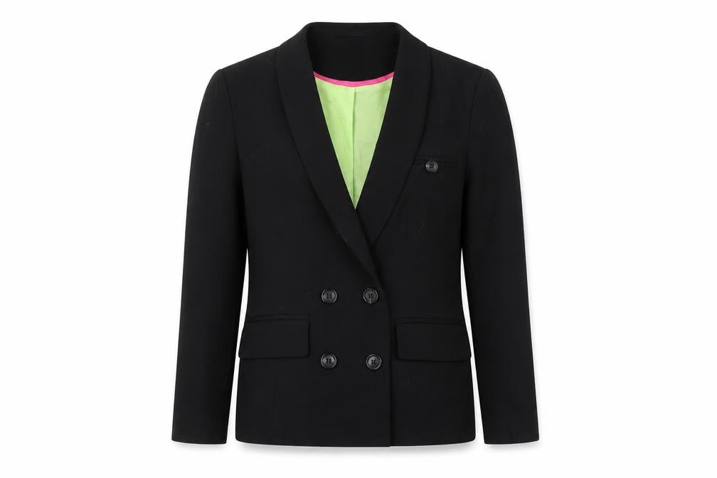 Womens UK Size 8 Denim Co Regular Black Blazer