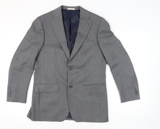 Mens UK Size 38 Greenwoods Regular Grey Suit Jacket