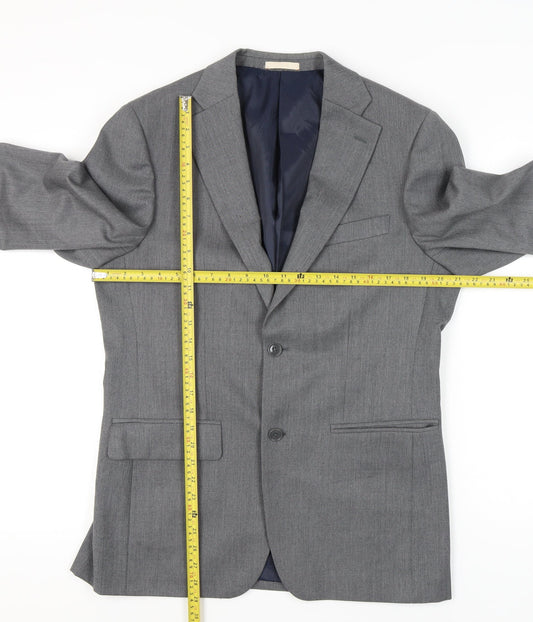 Mens UK Size 38 Greenwoods Regular Grey Suit Jacket