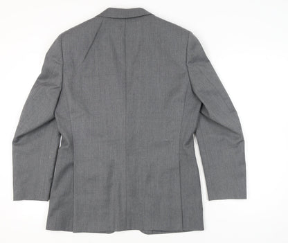 Mens UK Size 38 Greenwoods Regular Grey Suit Jacket