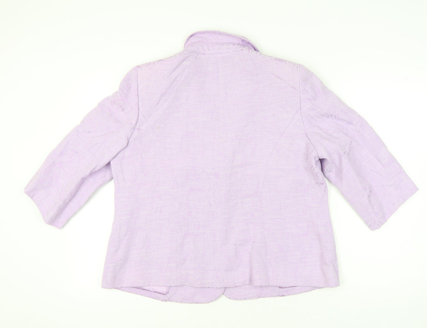 Eastex Women’s Purple Shawl Collar Suit Jacket Size 20 Regular