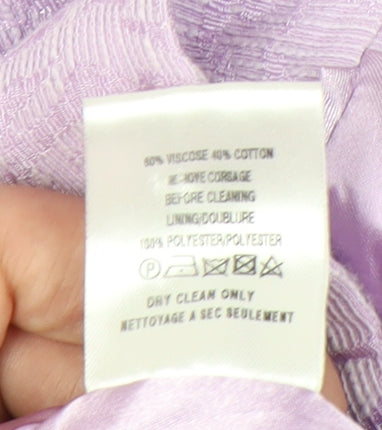 Eastex Women’s Purple Shawl Collar Suit Jacket Size 20 Regular