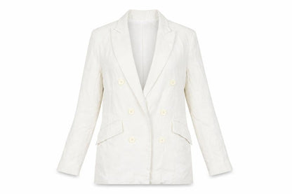 Womens UK Size 8 Zara Regular White Suit Jacket
