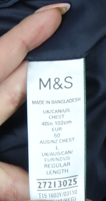 Marks and Spencer Women’s Blue Suit Jacket Size L 40in Chest