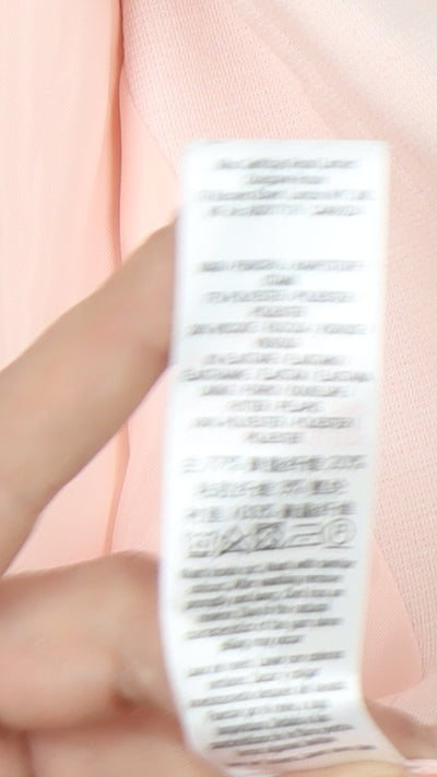 Miss Selfridge Women’s Pink Blazer UK 14 Shawl Lapel 3/4 Sleeve