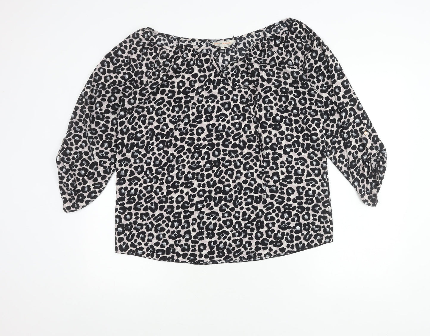 Womens UK Size 12 Billie & Blossom by Dorothy Perkins Multicoloured Tunic Blouse