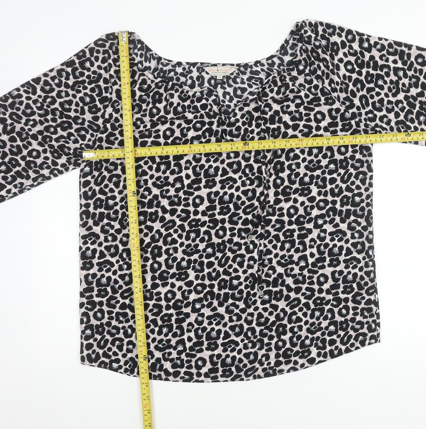 Womens UK Size 12 Billie & Blossom by Dorothy Perkins Multicoloured Tunic Blouse