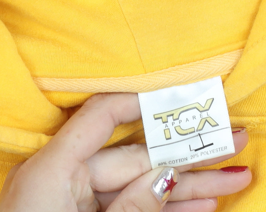 TCX Apparel Men’s Yellow Mizzou Tigers Hoodie Size L Pullover