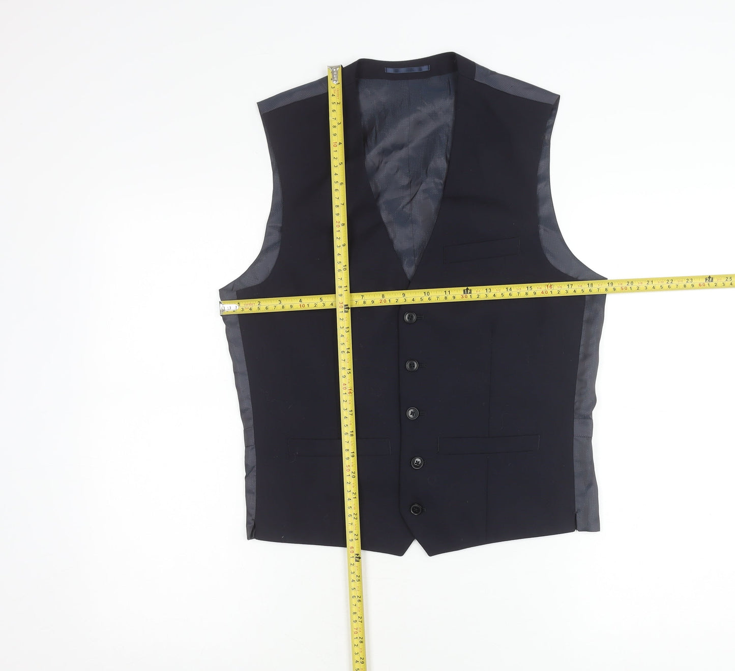 Mens UK Size 36 NEXT Regular Blue Suit Waistcoat