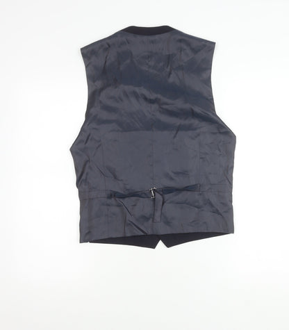 Mens UK Size 36 NEXT Regular Blue Suit Waistcoat